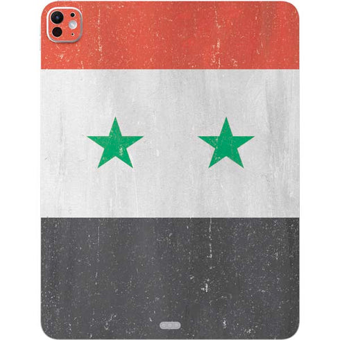 Syria Flag Distressed iPad Pro 13in M4 (2024) Skin